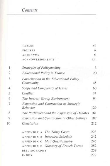 Table of Contents