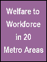 Welfare to Workforce in 20 Metro Areas