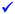 check mark