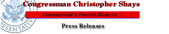 Press Releases - Cong. Christopher Shays