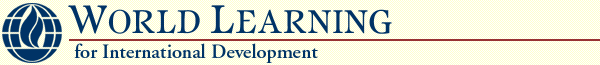 World Learning for International Development.