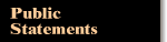 Public Statements