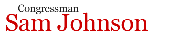 Congressman Sam Johnson banner