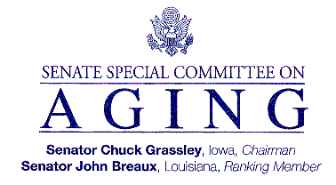Senator
Breaux Press Release - Senate Special Committee on Aging