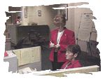 Supervisor Patricia Noland notes another nationwide request received by operator Linda Henderson.