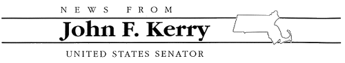 Sen. Kerry Press Release