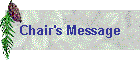 Chair's Message