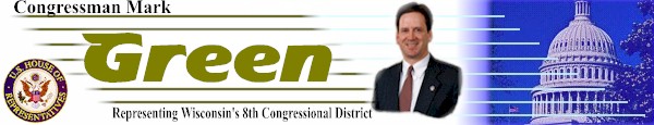 Congressman Mark Green's 8th Congressional District Titlebar