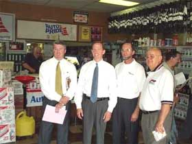 Congressman Pat Toomey with members.
