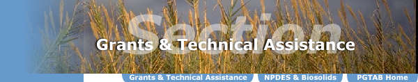 Grants and Technical Assistance Section Banner