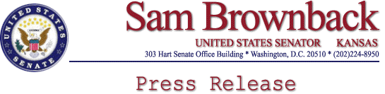 News From Sen. Sam Brownback