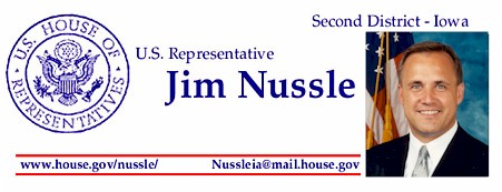 [U.S. Representative Jim Nussle - Second District - Iowa]